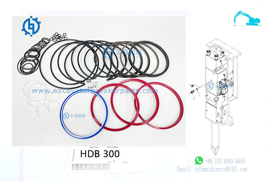 HDB50 HDB70 HDB210 굴삭기 실린더 씰 키트